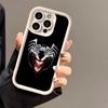 Venom Estilo Malvado Adecuado para Carcasa de Teléfono iPhone 17 Pro Max Tpu Estilo Oscuro 13 Cobertura Completa Apple 14 Pro/15