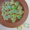 Estilo Antigo Bicolor Carimbado a Ouro Flor Irregular de Três Pétalas Feita à Mão DIY Presilha de Cabelo Estilo Antigo Grampo de Cabelo Acessórios de Joias com Contas
