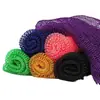 Toalla de baño de red africana, toalla de sauna de alta elasticidad, exfoliante de espalda para exfoliación y eliminación de suciedad, esponja de baño larga de nylon