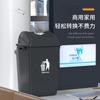 Contenedor de Basura de Plástico para Clasificación de Residuos para Exterior con Tapa de Cubierta Abatible Hogar Escuela Comunidad Área Industrial Oficina Contenedor de Saneamiento
