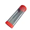 Cilindro de pvc caja de embalaje de plástico tubo de embalaje transparente tubo para toallas tapa de pp tapa de tubo moldeada por inyección caja redonda