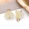 Nuevo Estilo Cuentas Sueltas de Cristal de Lirio del Valle Pendientes Hechos a Mano DIY Bolsas de Ropa Adornos Colgantes para Coche Kit de Materiales Accesorios