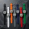 Reloj de cuarzo Richard barrel popular de celebridad de internet al por mayor en stock para hombre, diseño hueco, mecánico de imitación, reloj luminoso alemán para hombre