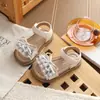 Sandalias Dulces de Encaje para Niñas 2026 Verano Nueva Moda Versátiles Suela Suave Antideslizantes Zapatos de Princesa Zapatos de Playa para Niños