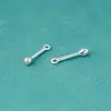 Plata de Ley S925 Brillo Mano de Obra Fina Accesorios Colgante Borla Gota de Agua Pulsera Colgante Collar de Perlas Accesorios DIY