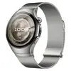 Correa especial para Huawei Watch 5, acero inoxidable, hebilla magnética de doble eslabón, diseño curvo, sin costuras y bucle milanés de ajuste a presión
