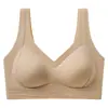 Sujetador push-up sin costuras, de tirantes anchos, antigravedad, diseñado para prevenir la flacidez, sin varillas, adecuado para deportes y como sujetador estilo camiseta sin mangas para mujer