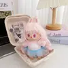 Conjunto de ropa para muñeca Labubu de barbería vintage, compatible con la 1ª, 2ª y 3ª generación de Labubu, incluye falda plisada de repuesto