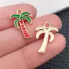 Acessórios de Joias DIY Transfronteiriços Esmalte Estrela de Cinco Pontas Formato de Coração Pingente de Chaveiro de Bolsa Brincos Colar Pulseira Charme