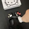 2026 Novo Estilo Fofo Verão Desenho Animado Cachorrinho Sapatos com Furos Femininos Antiderrapantes Bico Fechado Chinelos Coração de Menina Chinelos de Verão