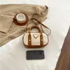 Bolsa Transversal com Design Único de Padrão Trançado, Bolsa de Ombro Versátil Fashion Color-Blocking, Bolsa de Mão Elegante Estilo Coreano para Mulheres