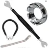Chave de Raio para Bicicleta de Montanha Aço Cromo-Molibdênio 8 Portas Conjunto de Ferramentas para Ajuste de Raios de Rodas de Bicicleta de Estrada para Reparo de Bicicleta