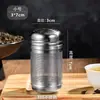Infusor de Chá de Aço Inoxidável 316 + Coador de Chá Cesto de Filtro de Chá Embutido Pote Interno para Preparar Chá Artefato para Infusão de Chá Compartimento de Chá Selado Vendido Separadamente