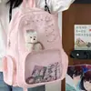 Mochila escolar fresca y dulce versión coreana 2026 para niñas, mochila linda con forma de estrella para niñas de secundaria y preparatoria, bolso ligero de doble hombro