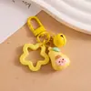 Llavero Colgante de Niña Linda de Dibujos Animados Caja Ciega de Transmisión en Vivo Douyin Regalo Set de Auriculares Colgante de Resina Joyería