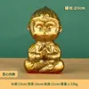 Vendas por atacado de latão tamanho pequeno Wukong luta Buda de todo o coração para Buda artesanato enfeites para casa carro enfeites de cobre