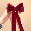 Acessórios de Cabelo de Ano Novo para Crianças Novo Adereço de Cabeça de Ano Novo Vermelho Festivo Meninas Bebê Laço Coroa Presilha de Cabelo Presilha Superior