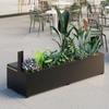 Caja de Flores para Exteriores Personalizada por el Fabricante Combinación Canaleta de Flores Impresa para Mercado Patio Exterior Plantación Asiento de Parque Patio Exterior