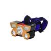 Luz LED de Alta Intensidad de Cinco Cabezales para Avión de Venta Caliente Transfronteriza, Recargable por USB, Linterna Frontal para Ciclismo, Camping al Aire Libre, Pesca