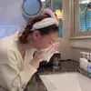 Muñequera para Lavado de Cara, Manga Antihumedad, Muñequera, Antideslizante, Manga Absorbente de Agua, Lavado, Impermeable, Absorbente de Sudor, Maquillaje, Lavado de Cara, Diadema