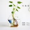 Vaso de Vidro Artesanal, Enfeites Criativos para Sala de Estar, Arranjo de Flores, Vaso Hidropônico Transparente para Flores, Decoração de Jardinagem Doméstica