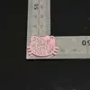Nova Cabeça de Gato Kt Pintada com Tachas de Diamante Fundo Plano DIY Grampo de Cabelo Gumei Design Decorativo Material Peças de Acessórios Feitas à Mão