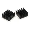 Disipador de calor de perfil de aluminio para Raspberry Pi con ranuras, Disipador de calor para chip negro 14*14*7mm