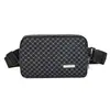 Bolso Cruzado Casual de Cuadros para Hombro Riñonera para Hombre Estilo Coreano Moda Bolso Pequeño Cuadrado de Mano Bolso Cruzado para Viajes de Negocios Hombre