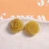 Pendientes de resina vintage con diseño de flor de coral cepillada y teñida en mate, accesorios para bricolaje, horquillas para el pelo, funda para teléfono, material colgante, venta al por mayor