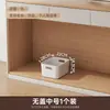 Caixa de Armazenamento de Mesa com Tampa Recipiente de Armazenamento Cesta de Armazenamento de Plástico Organizador à Prova de Poeira para Estudantes Lanches Caixa de Armazenamento Estilo Japonês Mesa