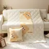 Almohada y manta dos en uno personalizadas, manta con almohada plegable para siestas en la oficina y uso en casa