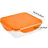 Suministro Caja de Plástico para Conservar Frescura Caja de Almacenamiento Lonchera Caja de Plástico para Cereales Caja para Sándwiches