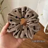 Gomas para el pelo de tela de alta gama estilo retro coreano para Otoño e Invierno para Mujer, Accesorios Versátiles para Cola de Caballo Baja estilo perezoso