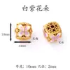 Accesorios estilo chino Chapados en oro Cuentas espaciadoras Pulsera hecha a mano para DIY Cadena para teléfono Color del Dios de la Riqueza Amarillo Colgante de la fortuna que conserva el color Agujero grande Venta al por mayor