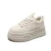 Tenis Blancos de Suela Gruesa para Mujer, Nuevos de Primavera 2026 Más Vendidos, Zapatos que Aumentan la Altura para Mujeres Bajitas, Tenis Blancos de Moda para Mujer