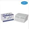 Caixa com 100 unidades lenços de desinfecção desinfecção de eletrodomésticos ao ar livre saco de álcool limpeza de feridas algodão com álcool esterilização folha de algodão com álcool