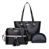 Bolso de Mujer 2023 Nueva Moda Laca Gran Capacidad Bolso de Mano Hombro Único Diagonal Bolso para Suegra Bolso de Tres Piezas Al por Mayor