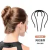Grampo de Cabelo em Formato de Coque em U Estilo Chinês Novo, Presilha de Cabelo Simples e Moderna em Formato de U para Mulheres, Grampo de Cabelo para Penteados Coques na Nuca, Acessório de Cabelo