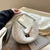 Bolso Dumpling de Diamante para Mujer 2025 Nuevo de Moda El Más Fácil de Combinar Bolso Cruzado de Hombro Casual Gran Capacidad Casual Ligero Bolso Nube