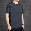 Playera de Seda de Hielo para Hombre Verano Delgada para Papá 2024 Nuevo Estilo Transpirable Deportes Mediana Edad Sensación de Hielo Manga Corta para Hombre Padre