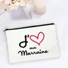Bolsa de Lavado y Almacenamiento para Mujer Estampado Francés Madrina Regalo Bolsa de Cosméticos Estuche de Cosméticos para Mujer
