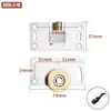 Riel Superior e Inferior para Puerta Corredera de Armario Riel Guía para Puerta Corredera de Gabinete Riel Guía para Rueda de Puerta Corredera Accesorios para Riel de Puerta de Madera