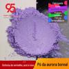 Cor mágica vermelho azul roxo aurora pó azul roxo camaleão unha fogo laca cera pérola em pó beleza maquiagem cor mágica pó de alto brilho atacado