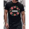 Camiseta Europeia Transfronteiriça 2025 Novo Modelo Exportação Temu Tiktok Estoque Pronto Atacado Peça Única Personalizada Peça Única Personalizada