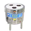 Horno de jaula pequeña eléctrico de gas licuado comercial, horno de vapor con aislamiento térmico eléctrico, máquina de pan al vapor de harina de arroz, bolsa de vapor de gas
