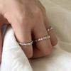 Anillo de Corazón Arcoíris para Mujer Estilo Coreano Simple Minimalista Corazón de Durazno Nuevo Anillo Abierto Apilable Hip Hop Anillo para Dedo Índice