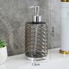 Botellado de Viaje Tipo Push Lujo Ligero Botella Espumosa Baño Champú Gel de Ducha Botella Desinfectante de Manos Almacenamiento para Inodoro