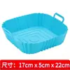 Bandeja de silicone para assar em air fryer, de grau alimentício, bandeja de silicone para cozinhar no vapor resistente a altas temperaturas, tapete de panela, forma especial para assar bolos