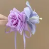 Pasador de Flor de Lirio Simulada Tocado Súper de Hada Nuevo Pasador de Viaje Estilo Vacaciones en la Playa Pinza Lateral de Flor de Pato