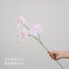 Flores artificiales de rosa, ramo de flores falsas de plástico de alta gama para el Día de San Valentín, decoración del hogar, arreglo floral decorativo para sala de estar y mesa de comedor